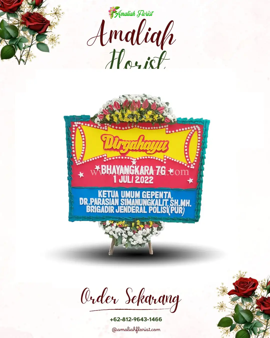 Papan Bunga HUT Ulang Tahun Tebet Barat